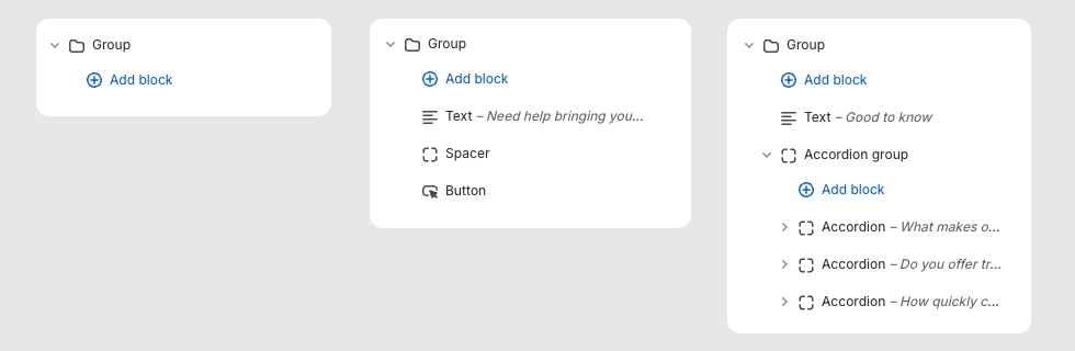 block groups
