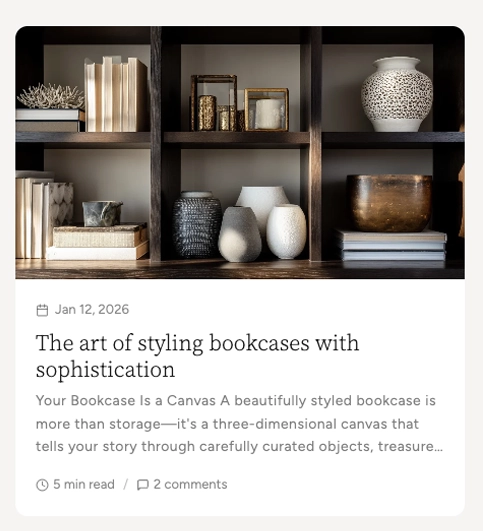 Standard article card