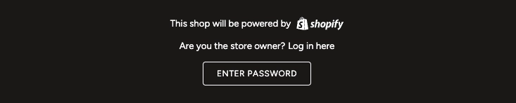 password footer section