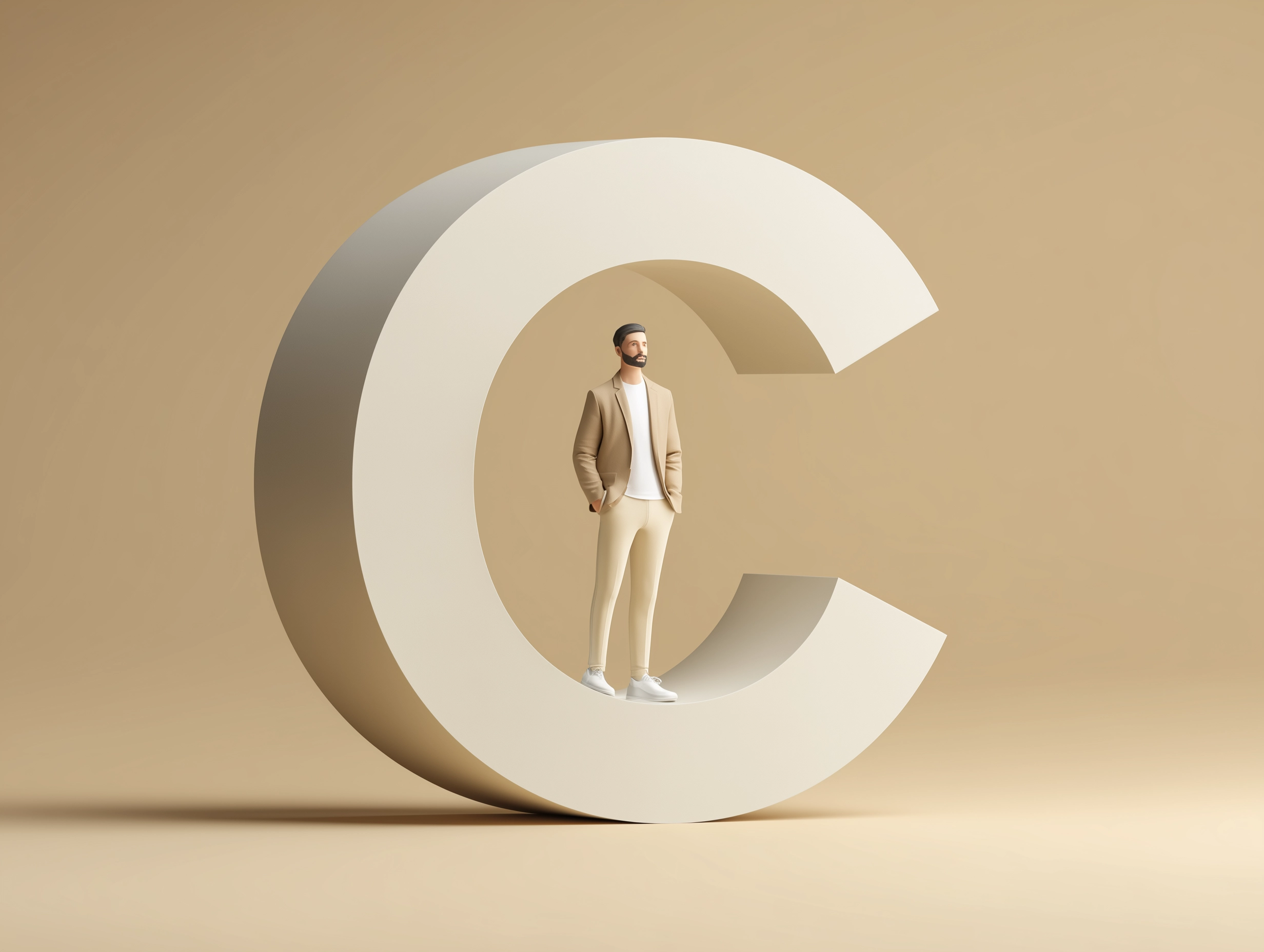 An abstract composition of typography samples, color swatches, and generous whitespace illustrating core design principles for e-commerce